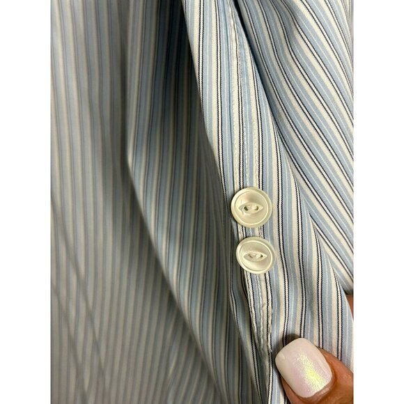 POLO by Ralph Lauren LS Button-Up Shirt Men's Large Striped Classic - Picture 8 of 11